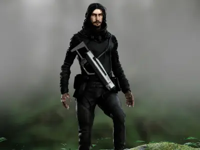 Mills from 65  Low-poly 3D model