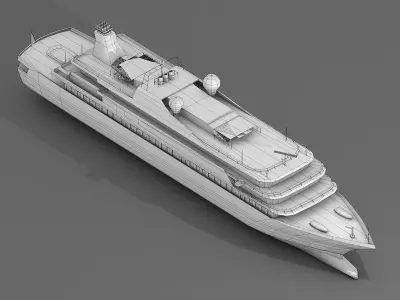 Watercraft Collection of Sailboats Pack - 9 Lowpoly 3D Models Low-poly 3D model