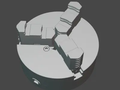 Three jaw chuck Free 3D print model