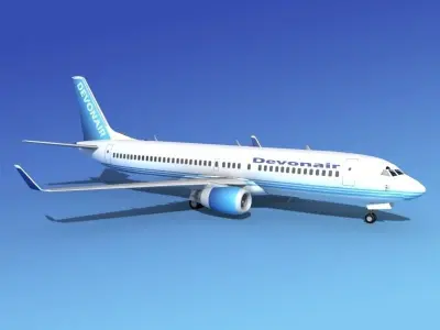 Boeing 737-800 DevonAir 3D model