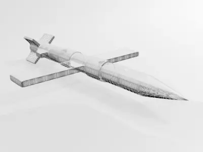 Missile 01 3D model