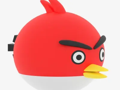 Cartoon Angry Bird 3D model
