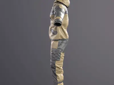 Gorka 4 BARS Male Clothing  Low-poly 3D model