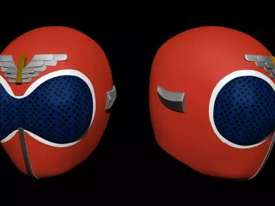 Akarenger Helmet 3D model