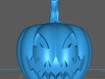 Tire Valve Cap pumpkin calabaza valvula llantas 3D model