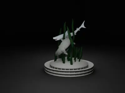Surabaya Statue 3D model