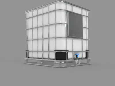 Water Tank IBC 3D model