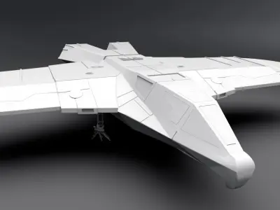 Hawks Fighter Scale model 3D print model