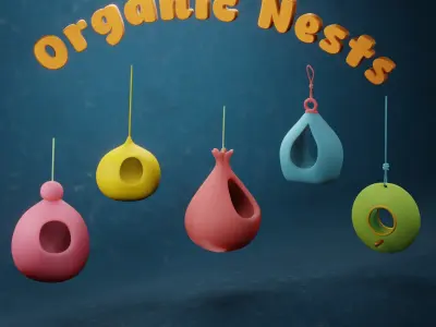 Bird Nest - Houses Pack 3D model