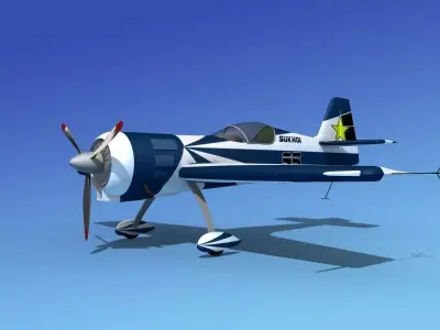 Sukhoi SU-26 Aerobat V14 3D model