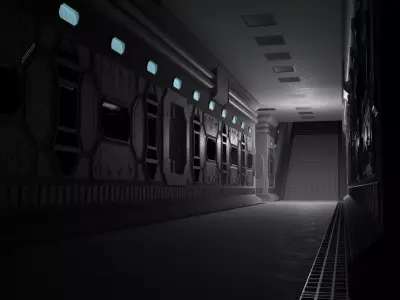 Make your own space station - Extended Detailed set Low-poly 3D model