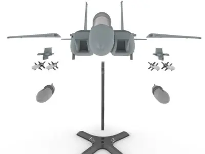 F-15 Eagle 3D print model