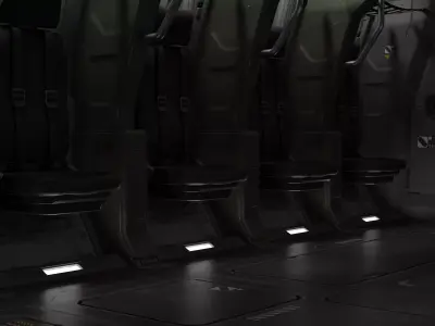 Halo Pelican Rigged Blender 3D Model Halo Infinite Inspired 3D model