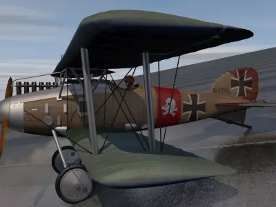Albatros D-2 3D model