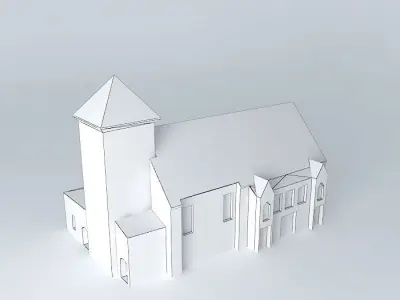 Old Town church Free 3D model