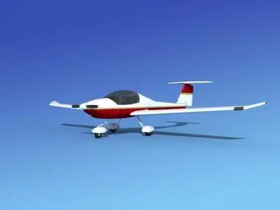 Daimond DA-20 Katana V08 3D model