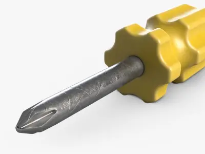 Small Screwdriver 1 3D model