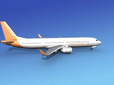 Boeing 737-900ER Commander Air 3D model