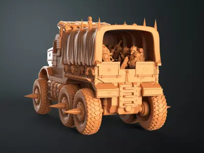 Traitor transport truck 3D print model