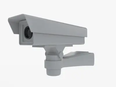 2K Security Camera  Low-poly 3D model