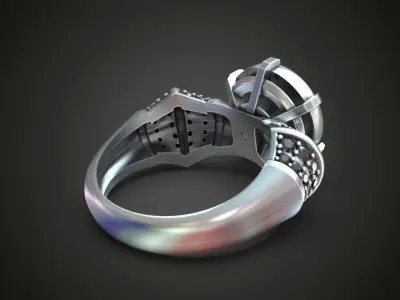 Ring engine airplane turbine Free 3D print model