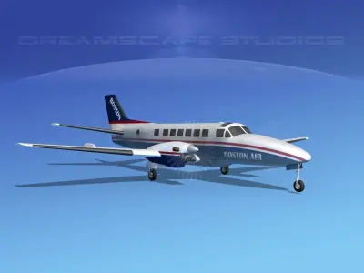 Beechcraft B99 Boston Express 3D model