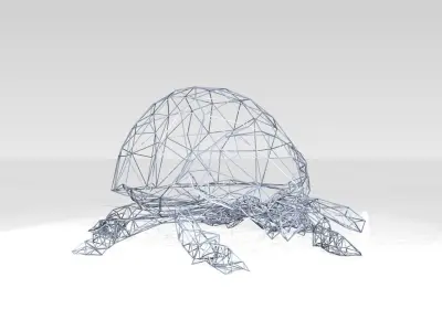 Ladybird Wireframe 3D model