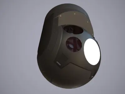 TrakkaCam TC-300 Low-poly 3D model