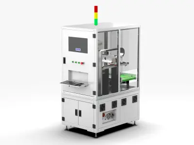 Automatic Scanning Code Labeling Machine 3D model