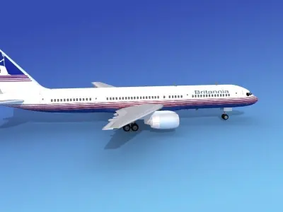 Boeing 757-200 Britannia Airways 2 3D model