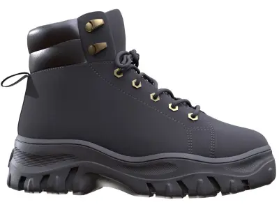 Boots 130 - All MH Bodies - UE5 Skeletons - Rigged Low-poly 3D model