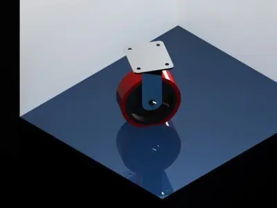 Fixed Castor Free 3D model