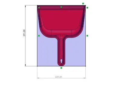 Plastic Shovel 3D print model