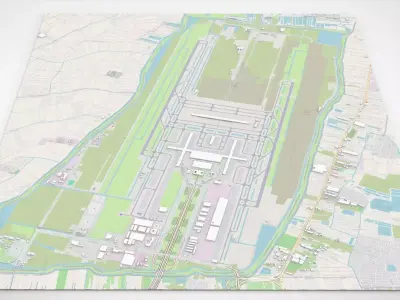 Suvarnabhumi Airport Bangkok 3D model