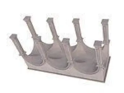 Arched Vaulted Gallery 3D model