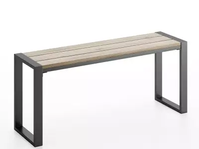 Cult Living Gastro Metal Bench 3D model