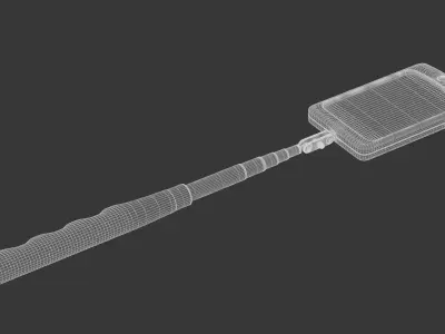 Garage LED Inspection Mirror 3D model