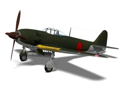 Kawanishi j6k1 jinpu 3D model