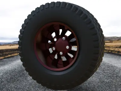 OFF ROAD TYRE Free 3D model
