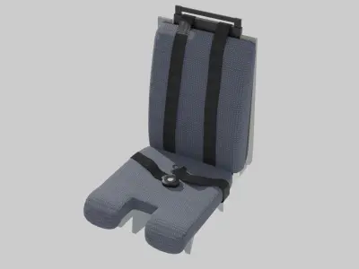 ART 72 600 Seat Low-poly 3D model