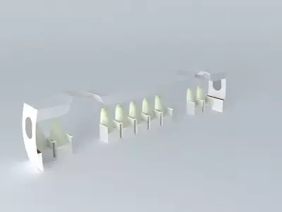 from group of people on bench Free 3D model