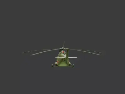 Mi-8 Russian Air Force Helicopter 3D model