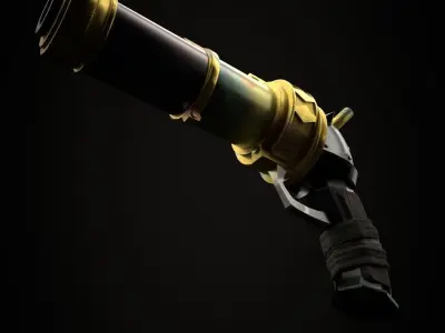 Arcane Jinx Pistol 3D model