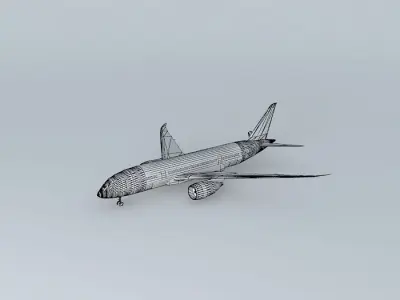Boeing 787 800 TACV Free 3D model
