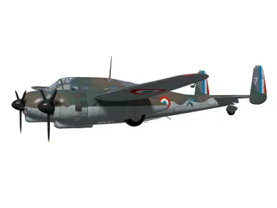Breguet 690 3D model