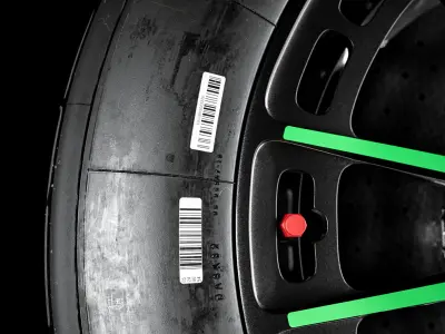 MICHELIN Pilot Sport Hypercar GTP 29 71 18 H Front 3D model