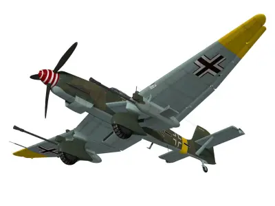 Junkers Ju87 G2 Stuka 3D model