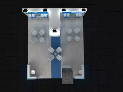 3D Exhibition Stand 1 3D model