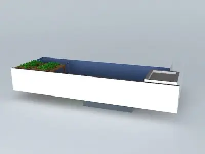 recreation area pool area Free 3D model
