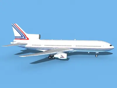 Lockheed L-1011 TriStar Corporate 5 3D model